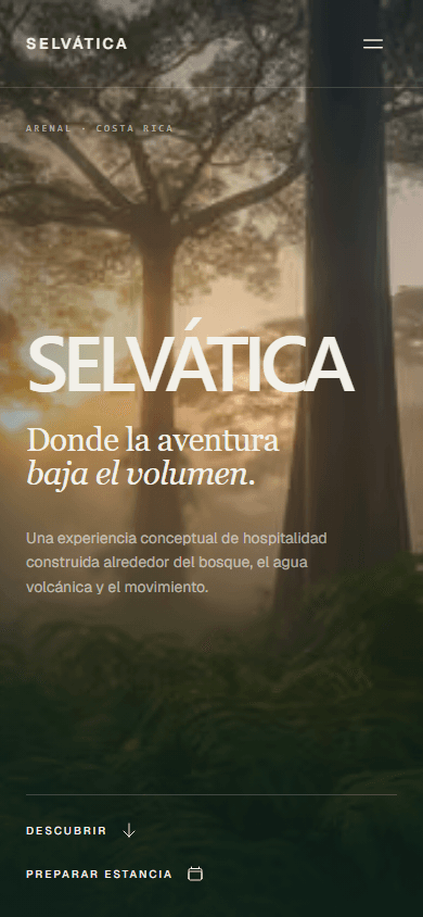 Portada de Selvática adaptada a móvil